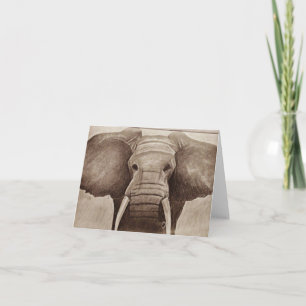 Tarjeta Elefante