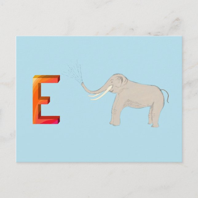 Tarjeta elefante (Anverso)