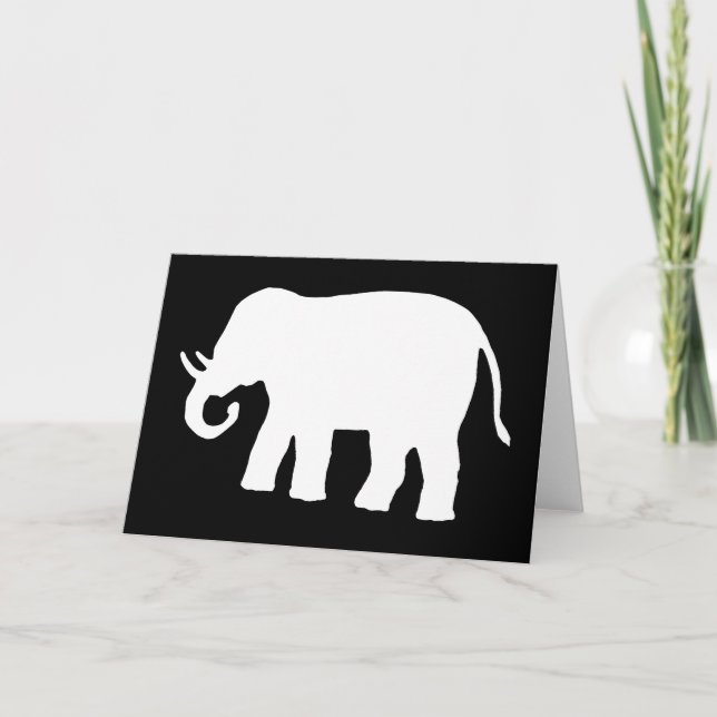 Tarjeta Elefante blanco (Anverso)