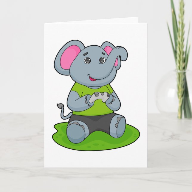 Tarjeta Elefante como jugador (Anverso)