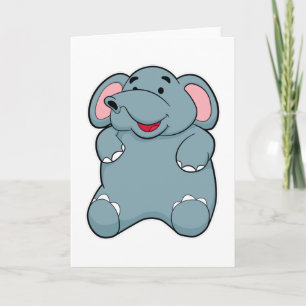 Tarjeta Elefante Cute
