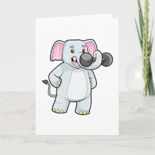 Tarjeta Elefante en el entrenamiento Strenght con Dumbbell