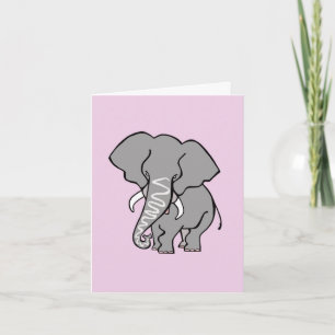 Tarjeta ELEFANTE Gráfico - Animales salvajes - Naturaleza