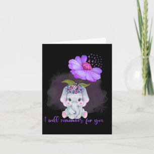 Tarjeta Elefante Que Recordaré Por Ti Sunflower Heimerh