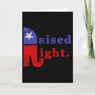 Tarjeta Elefante Republicano Estilo Retro Criado Correctam