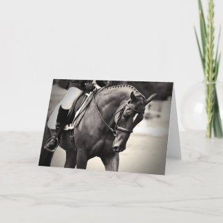Tarjeta Elegancia - caballo del Dressage