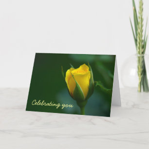 Tarjeta Elegancia y simplicidad.  Sunny Birthday Greetings