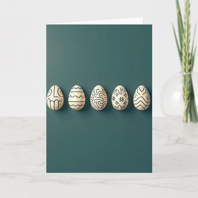 Tarjeta Elegant Decorative Shapes Card (Anverso)