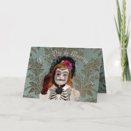Tarjeta Elegant Día de Muertos Card (texto interno en ingl