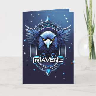 Tarjeta Elegant Eagle Logo Greeting Card | Stylish Minimal