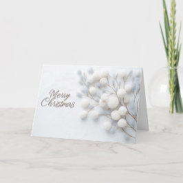 Tarjeta Elegant Minimalist Merry Christmas Card