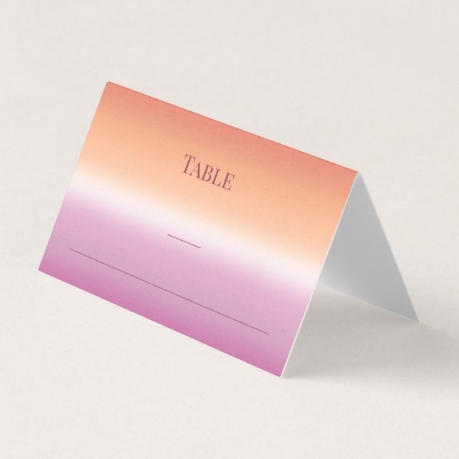 Tarjeta Elegant Modern Gay Men Wedding Rainbow Place Cards (Anverso)