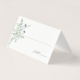 Tarjeta Elegante acuarela Boda de flores silvestres tarjet
