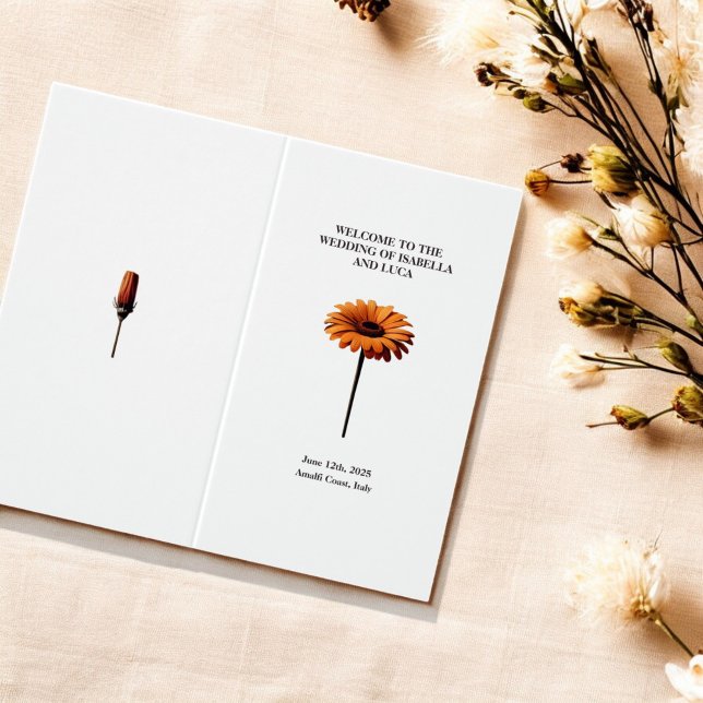 Tarjeta Elegante acuarela Floral Negrita Red-Naranja Sunse (Subido por el creador)