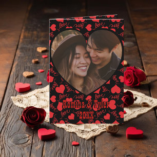 Tarjeta Elegante AMOR Fotos y mensajes de San Valentín dob