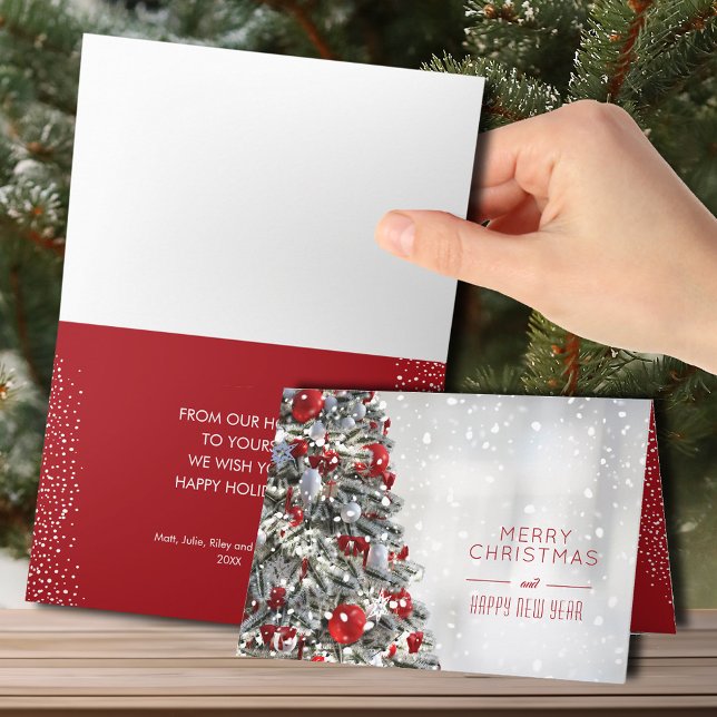 Tarjeta Elegante árbol de Navidad (Subido por el creador)