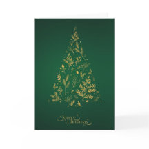 Elegante árbol de navidad Minimalista moderno