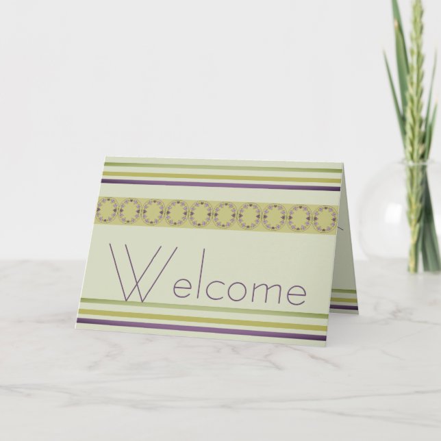 Tarjeta Elegante Bienvenida Al Equipo (Anverso)