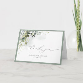 Tarjeta Elegante Boda de fotografía floral de vegetación b