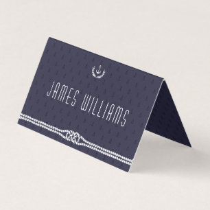 Tarjeta Elegante Boda Náutico Plaza Cartas Ancla