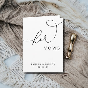 Tarjeta Elegante Boda Rústica de fotografía sus votos