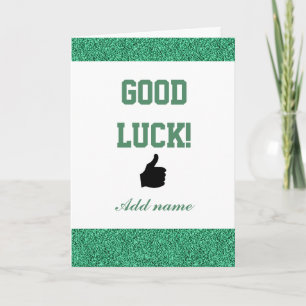 Tarjeta Elegante carta personalizada de buena suerte