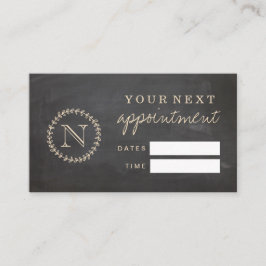 Tarjeta elegante de la cita del monograma del