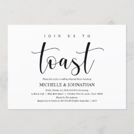 Tarjeta elegante de la invitación de la cena del