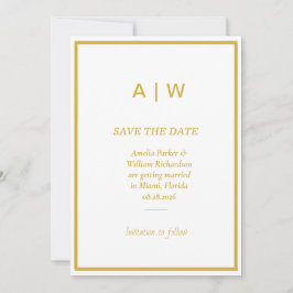 Tarjeta elegante de oro blanco minimalista para gu