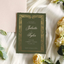 Tarjeta elegante de "Save The Date" de boda con lá