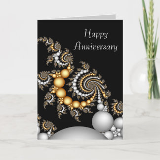 Tarjeta elegante del aniversario