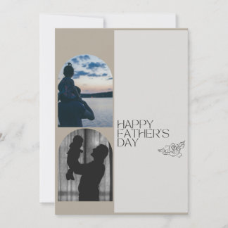 Tarjeta elegante del Día del Padre para Papá