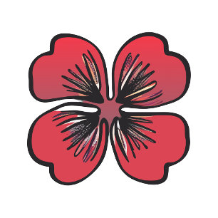 Tarjeta Elegante diseño en forma de Shamrock para St. Patr