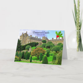 Tarjeta Elegante Drummond Clan's Castle Gardens Navidades 