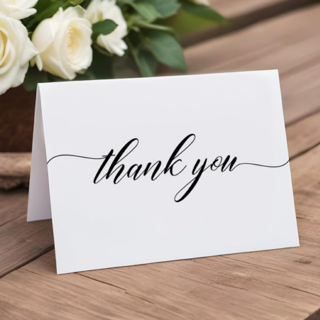 Tarjeta Elegante ducha simple o Boda Gracias (Subido por el creador)