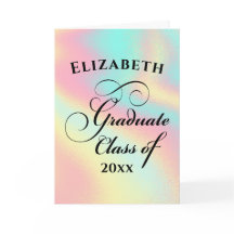 Elegante Felicidades Graduado