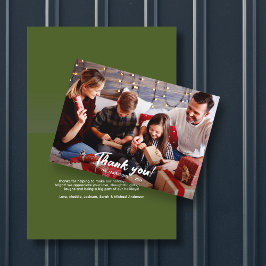 Tarjeta Elegante Festividad Verde Moderna