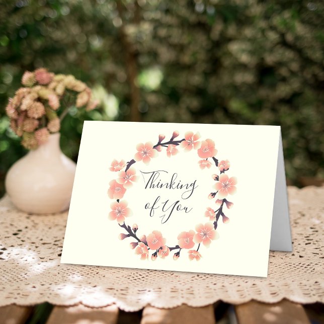 Tarjeta Elegante Florencia de cerezo Floral Compasión por  (Subido por el creador)