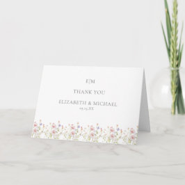 Tarjeta Elegante Foto De Boda En El Jardín De Flores Silve