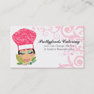 Tarjeta elegante hispánica italiana del cocinero