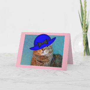Tarjeta Elegante Kitty Más Allá Del Fabuloso Cumpleaños