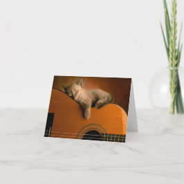 Tarjeta Elegante Kitty Notecard