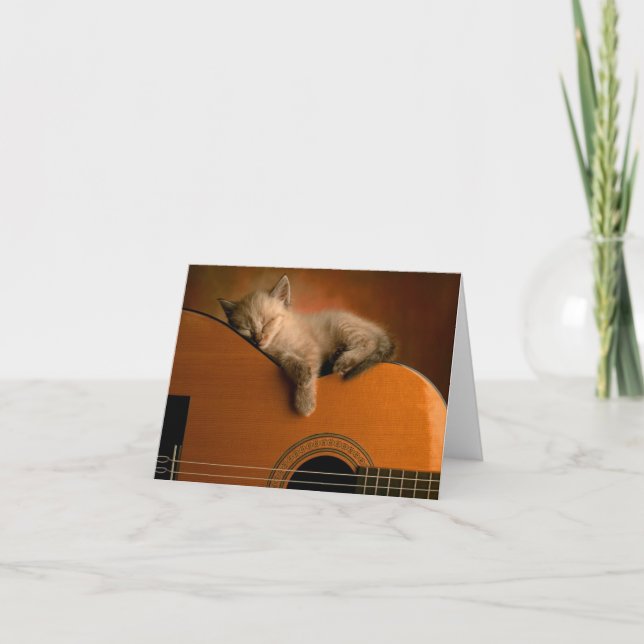 Tarjeta Elegante Kitty Notecard (Anverso)