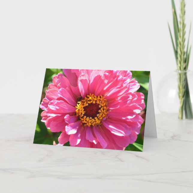 Tarjeta Elegante margarita clásica rosa floral floral mamá (Anverso)