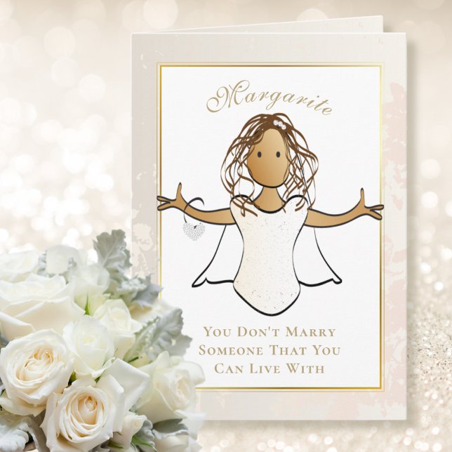 Tarjeta Elegante novia ducha dulce novia para ser Personal (Subido por el creador)