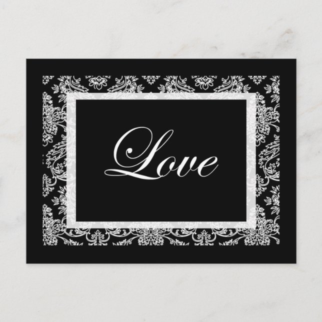 Tarjeta elegante para guardar la fecha (Anverso)