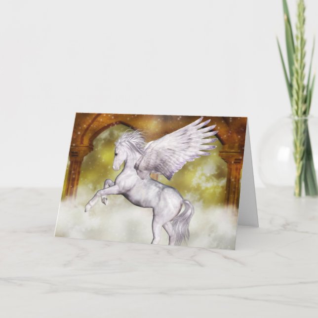 Tarjeta Elegante Pegasus (Anverso)