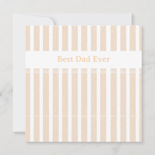 Tarjeta Elegante Personalizado Mejor Papá del Mundo con Ra