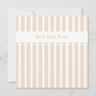 Tarjeta Elegante Personalizado Mejor Papá del Mundo con Ra