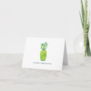 Tarjeta Elegante Pineapple Blank De Mano